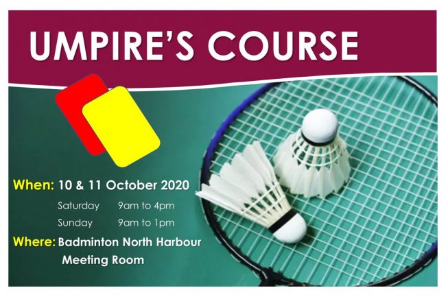 Umpires course