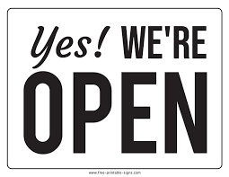 we are open covid